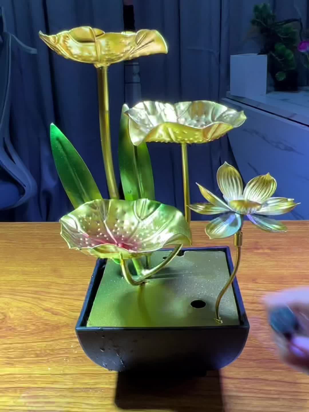 Fontaine d'intérieur Lotus Serein – Apaisante et Ambiante