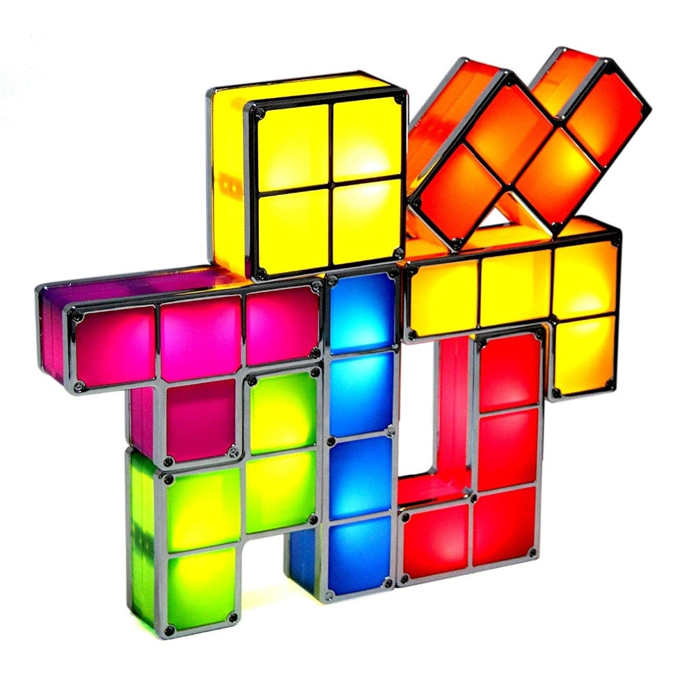 Lampe Tetris Modulaire - LumiBlocks