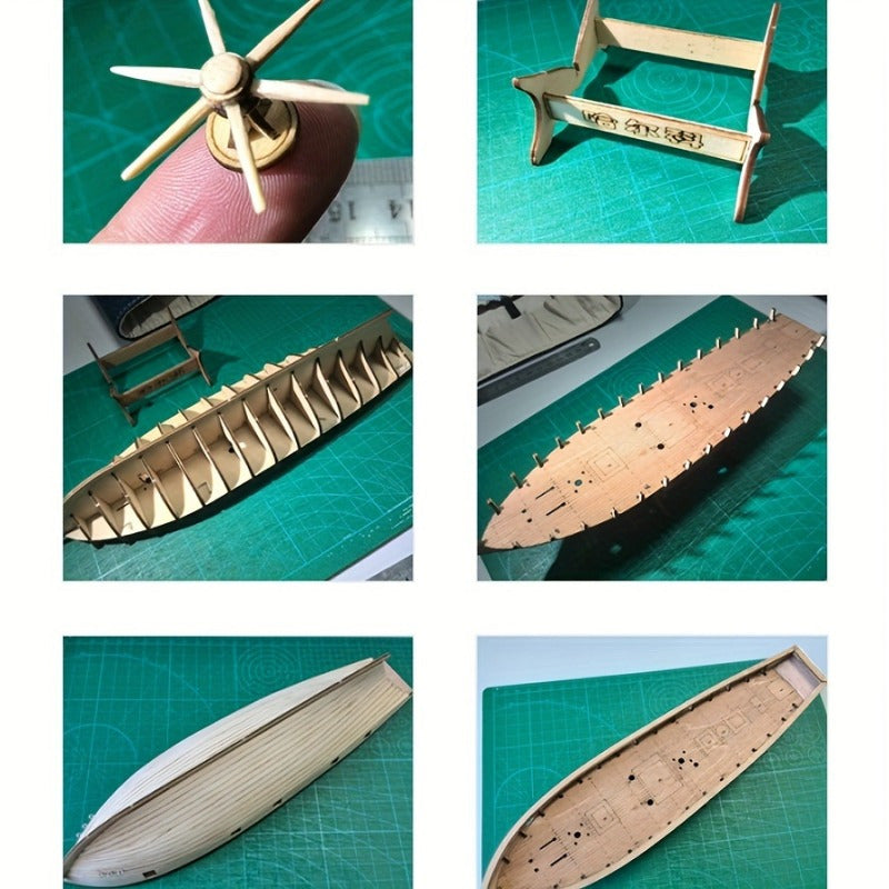 Modèle de Bateau à Voile en Bois Classique – Puzzle 3D Détailé pour les Amateurs de Bateaux